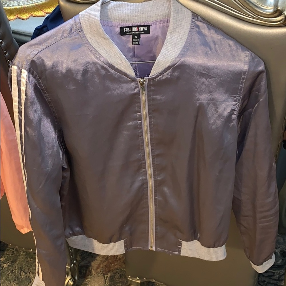 Lavender Flight Jacket